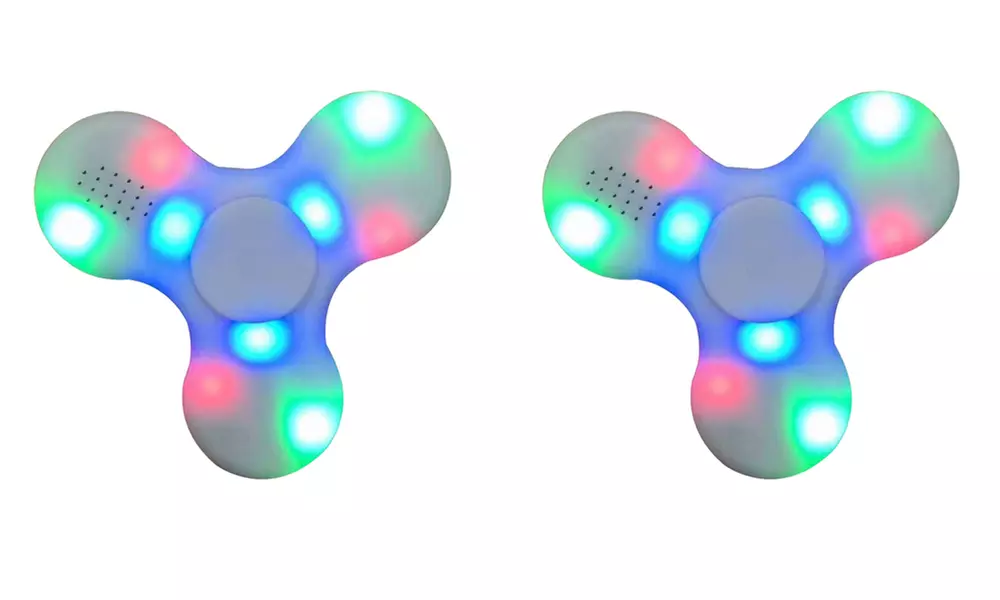 Premium Bluetooth Speaker LED Fidget Spinner (2-Pack) - Primary Image
