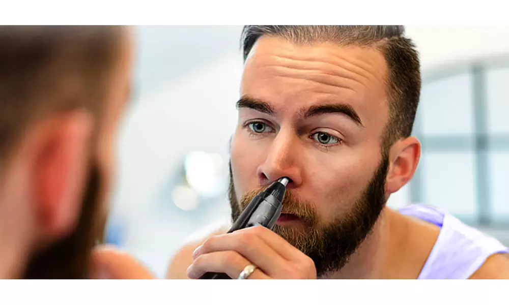 3 in 1 Professional Water Resistant Steel Ear/Nose Trimmer with LED Light - Second Medium