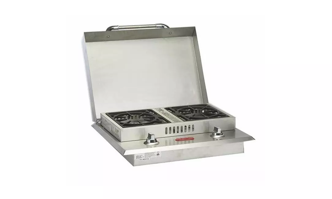 Bull Outdoor Products 60099 Double Side Burner Natural Gas - Stainless Steel - Second Medium
