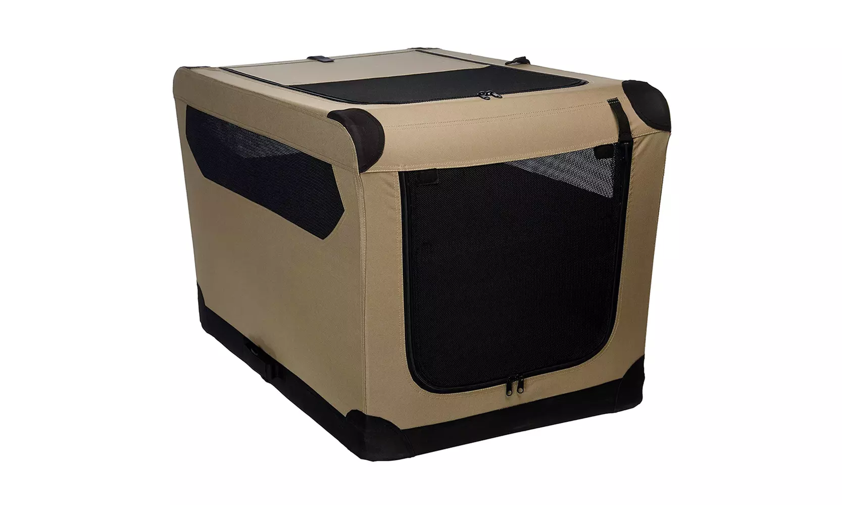 Folding Soft Dog Crate for Crate-Trained Dogs - Second Medium