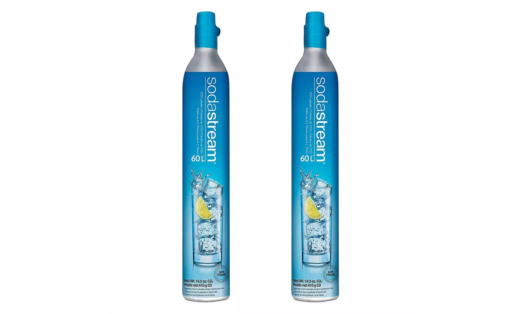 Sodastream 60L Co2 Carbonator, 14.5oz, Set of 2  - Primary Image