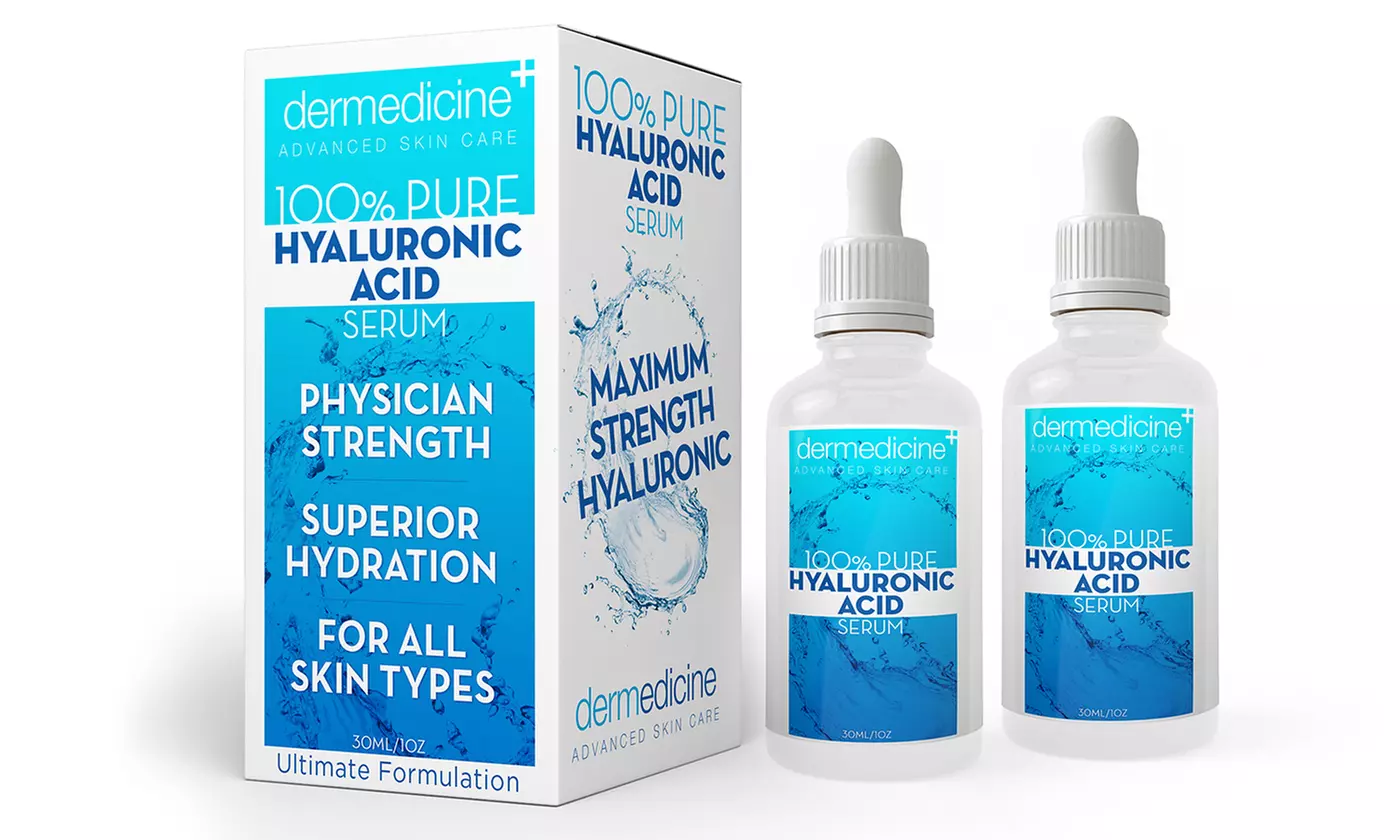Dermedicine Pure 100% Hyaluronic Acid Serum (1pack or 2pack) - Primary Image