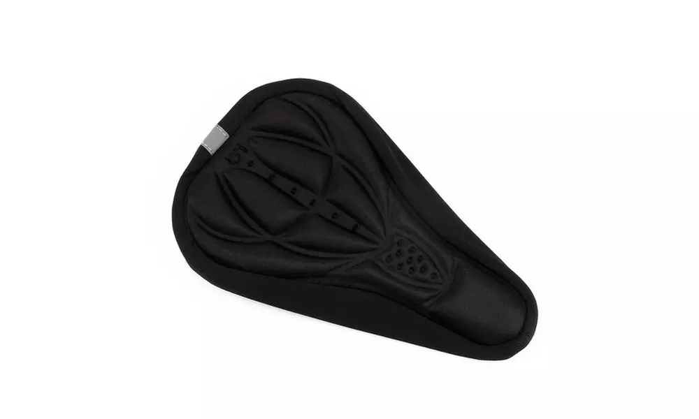 3D Padded Bike Seat - Black Blue Orange and Red - Second Medium