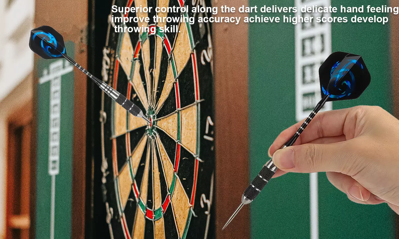 6-Pack Professioanl Premium Steel Tip Darts Set