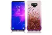 For Samsung Galaxy Note 9 Two Tone Color Design Quicksand Hard TPU Glitter Case - Second Medium