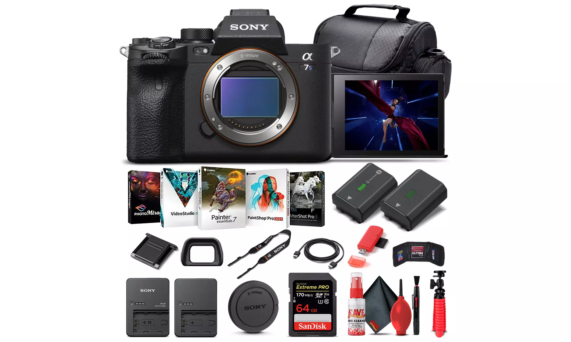 Sony Alpha a7S III Mirrorless Camera - Basic Bundle - Primary Image