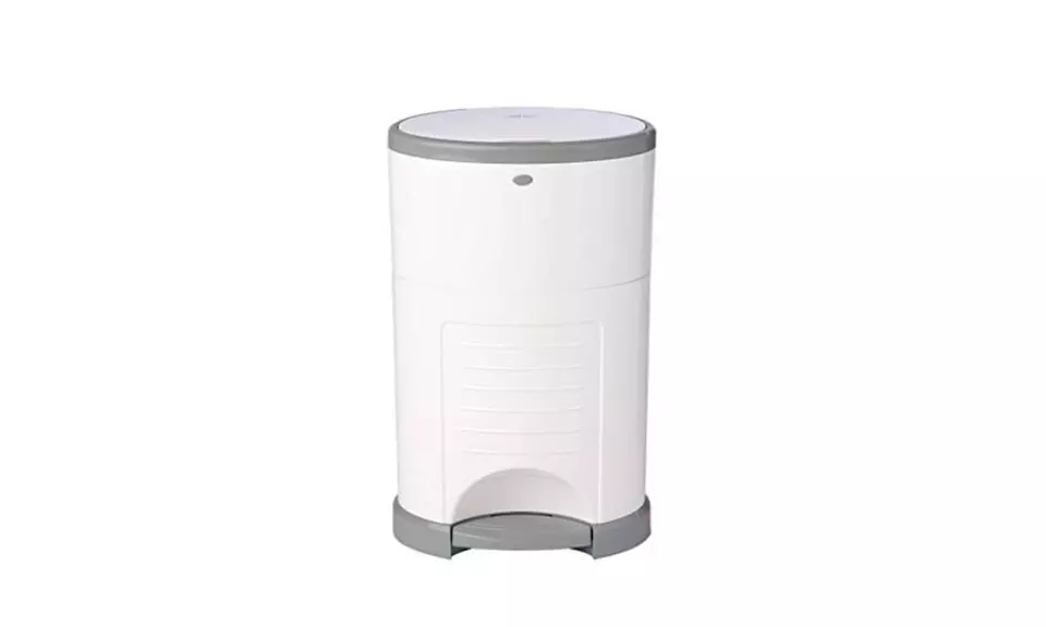 Dekor Classic Hands Free Diaper Pail  Easiest to Use Just Step Drop Done - Primary Image