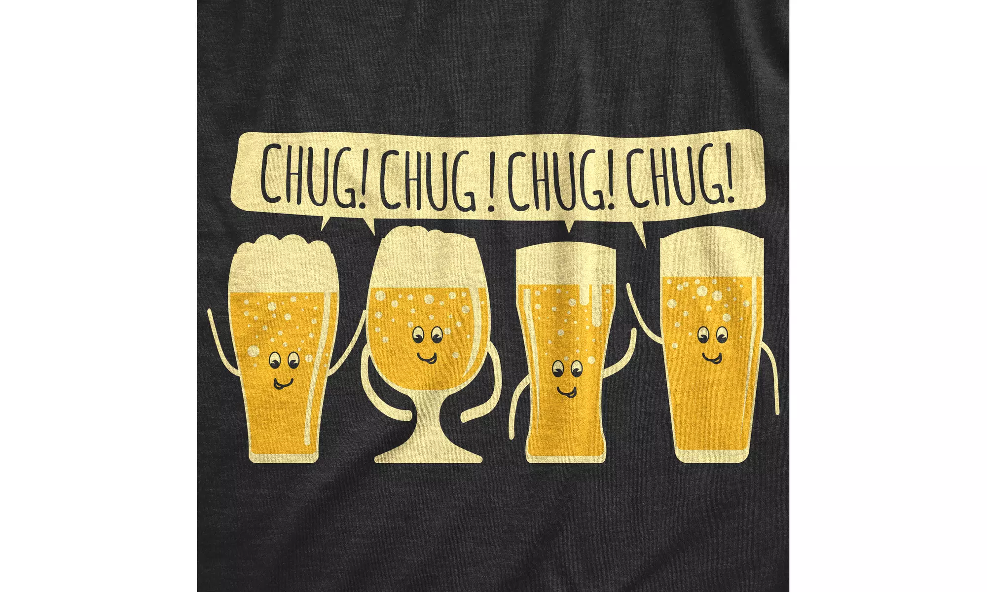 Mens Chug Chug Chug Tshirt Funny Craft Beer Drinking Party Graphic Novelty Tee - Second Medium