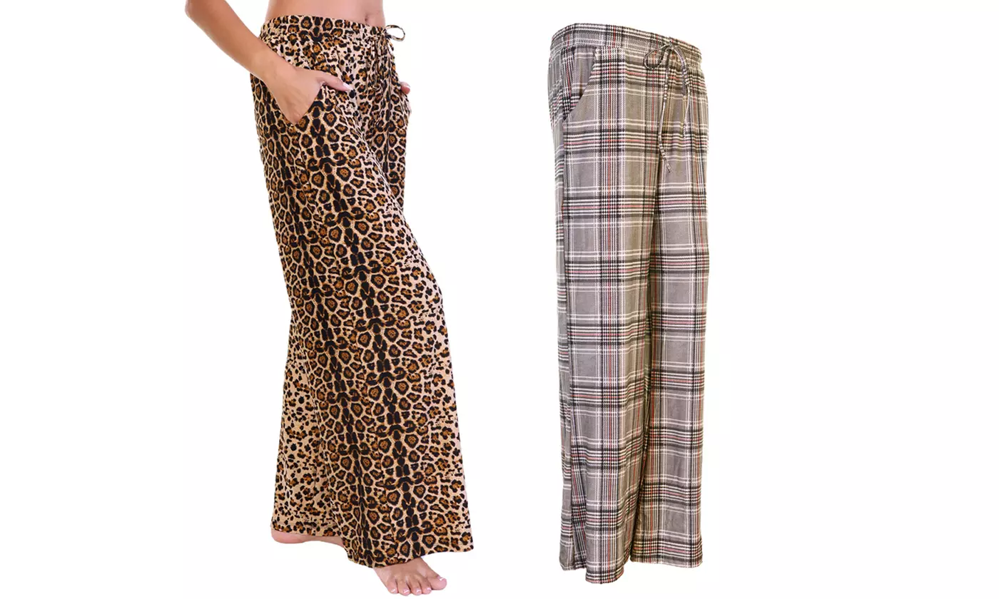 Angelina Mid-Rise Palazzo Pants with Pockets