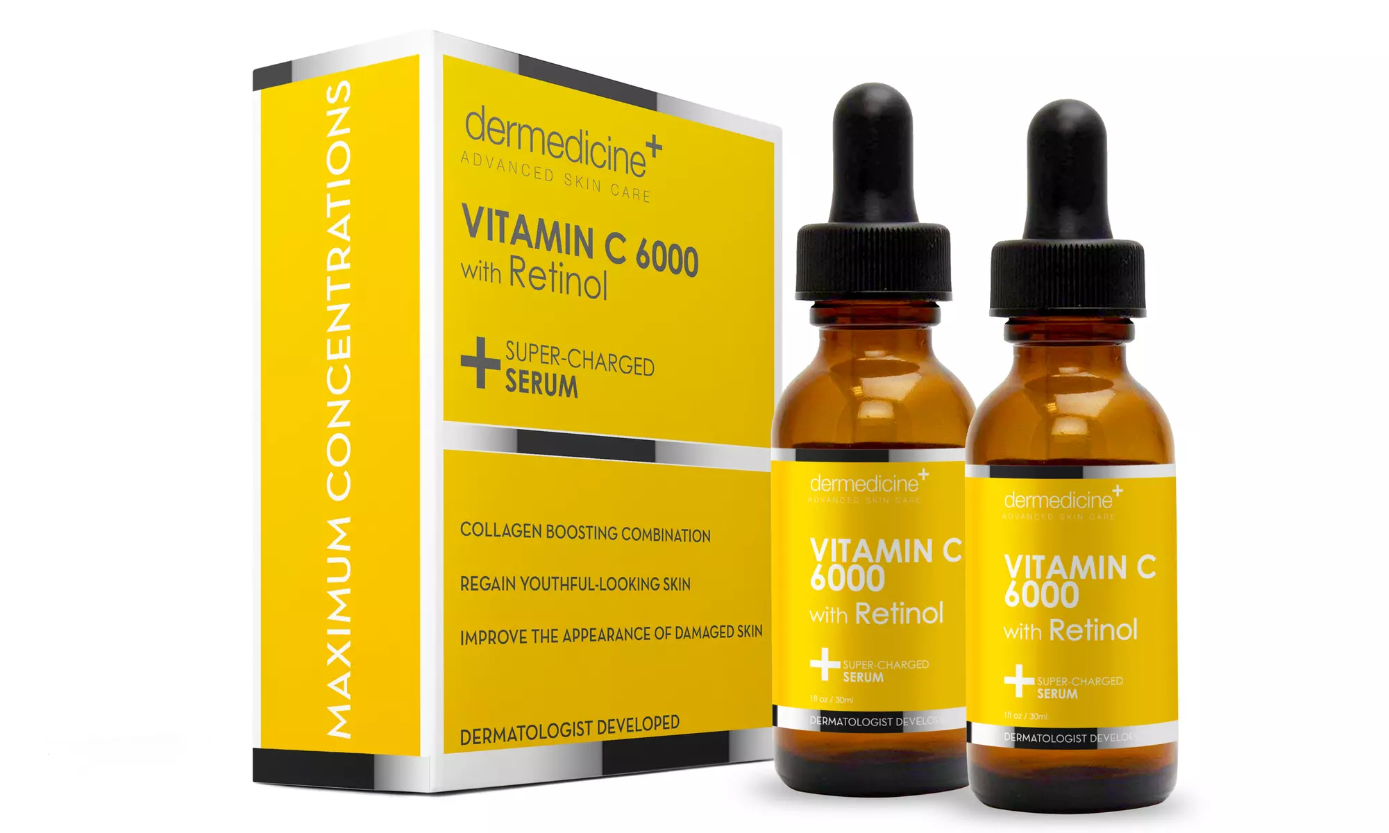 Vitamin C 6000 with Retinol Face Treatment (1 or 2 Bottles) - Primary Image