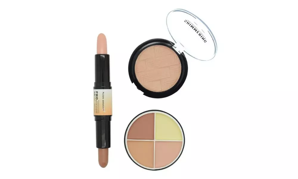 3 in 1 Face Contour Set - Neutral, Rose or Medium - Second Medium
