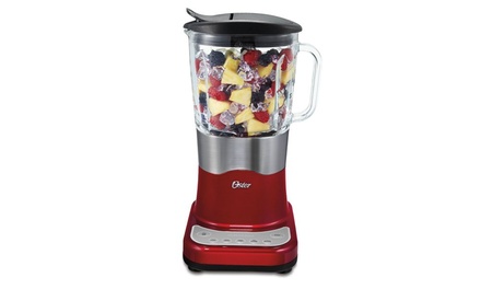 Oster BLSTDG R00 Liquefy Blend 200 6 Speed 450W Blender Metallic Red Groupon