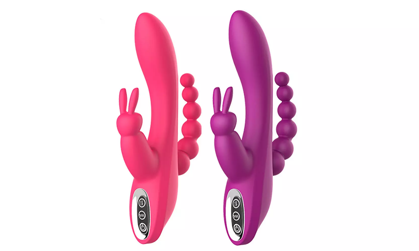 3 in 1 G Spot Rabbit Dildo Vibrator USB Charging Magnetic  - Primary Image
