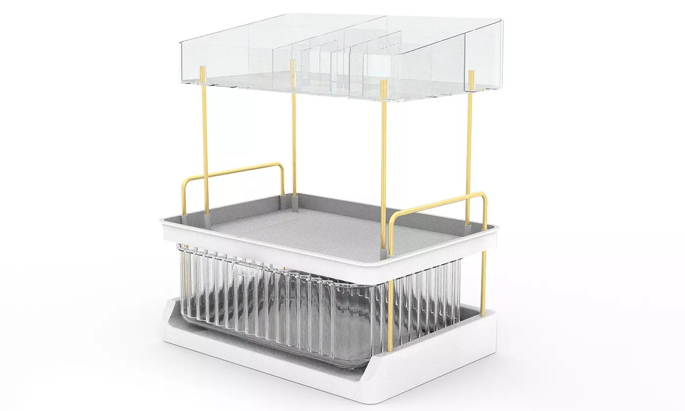 Laromni 3-Tier Makeup Organizer for Perfume, Cosmetics & Skincare Storage