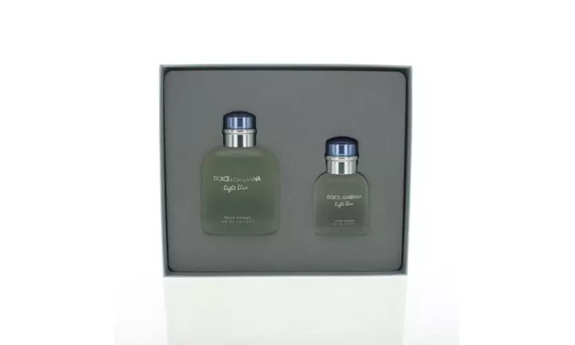 D&G LIGHT BLUE by Dolce & Gabbana 2 Piece Gift Set with 4.2 oz EDT Spray for Men - Primary Image