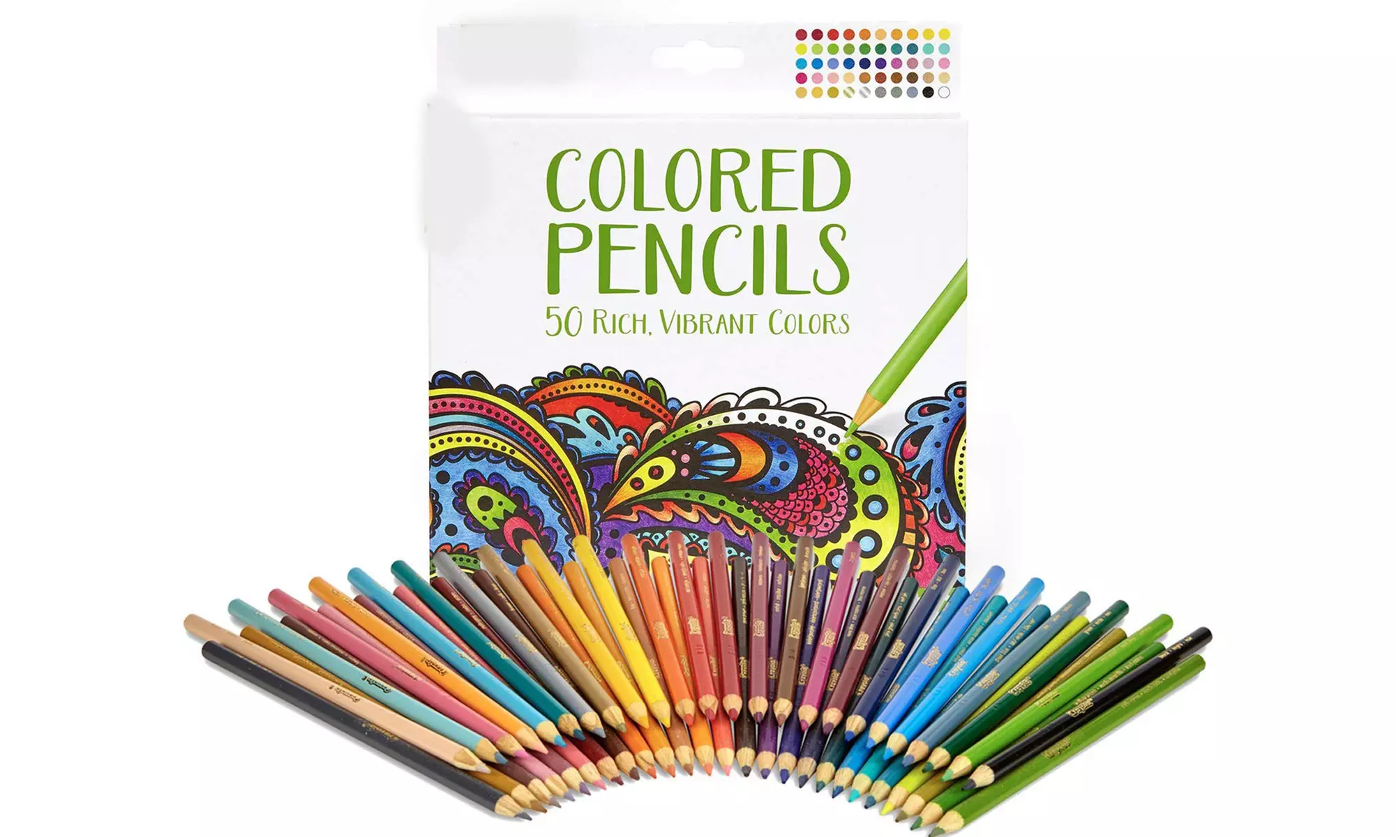 Colored Pencils, Pre-Sharpened, Adult Coloring - Primary Image
