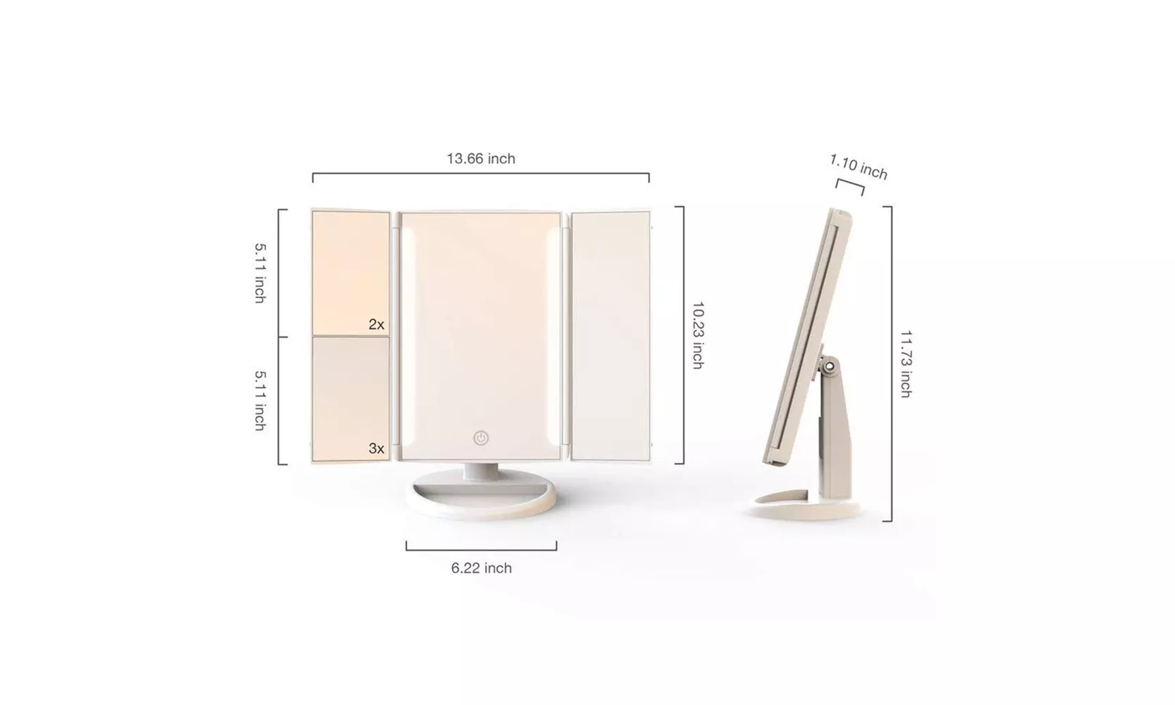 Babyltrl Lighted Makeup Vanity Mirror  - Second Medium