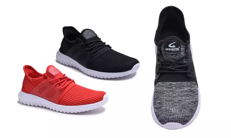 Men's Geers Athletic Athleisure Lace-Up Casual Sneakers - Primary Image
