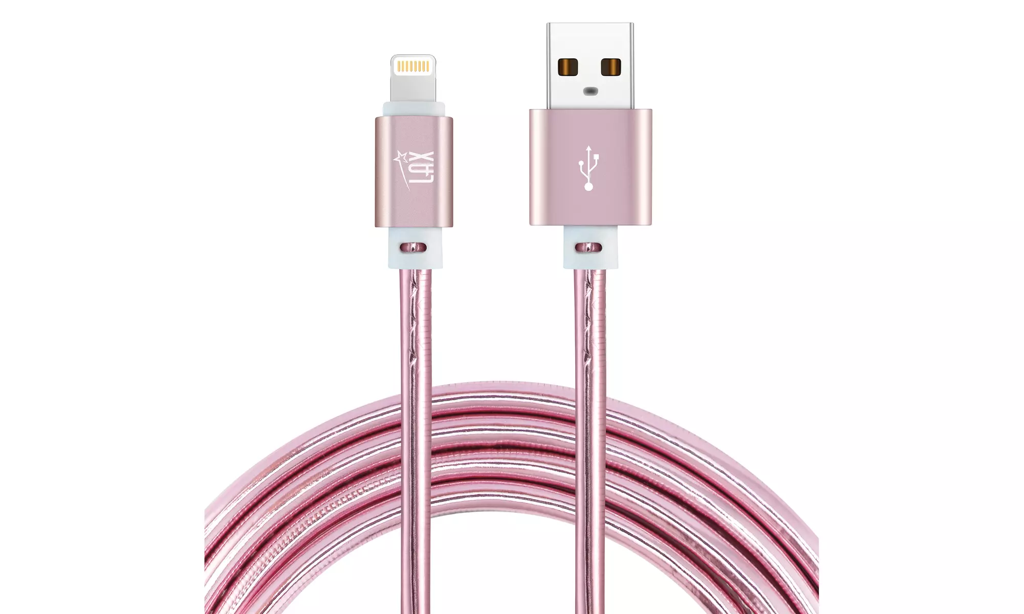 LAX Apple MFi Certified Colorful Rainbow Lightning Cables for iPhone and iPad