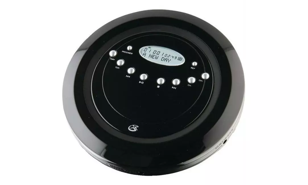 GPX PC332B Portable CD Player with FM Radio - Primary Image