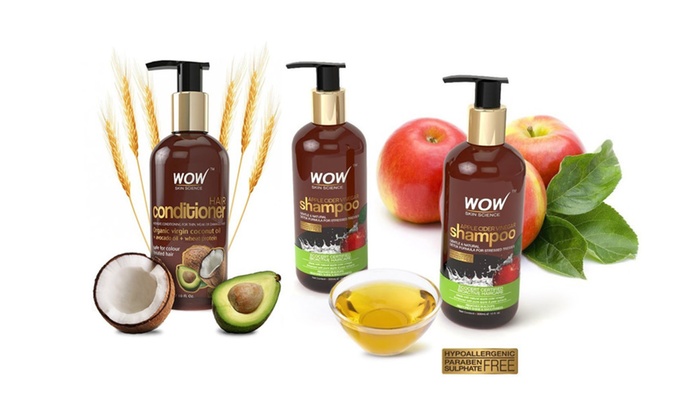 Wow Apple Cider Vinegar Shampoo Wow Hair Conditioner Set Groupon