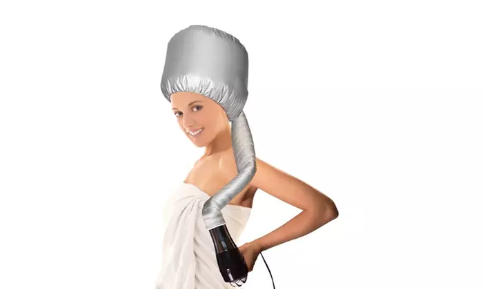 Hands-Free Hair Dryer Attachment Bonnet - Primary Image