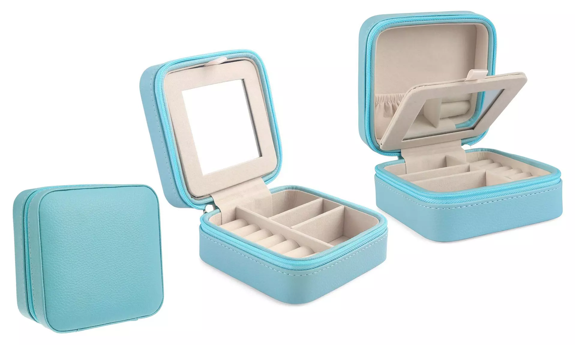 Mini Portable Travel Jewelry Box & Jewelry Organizer 