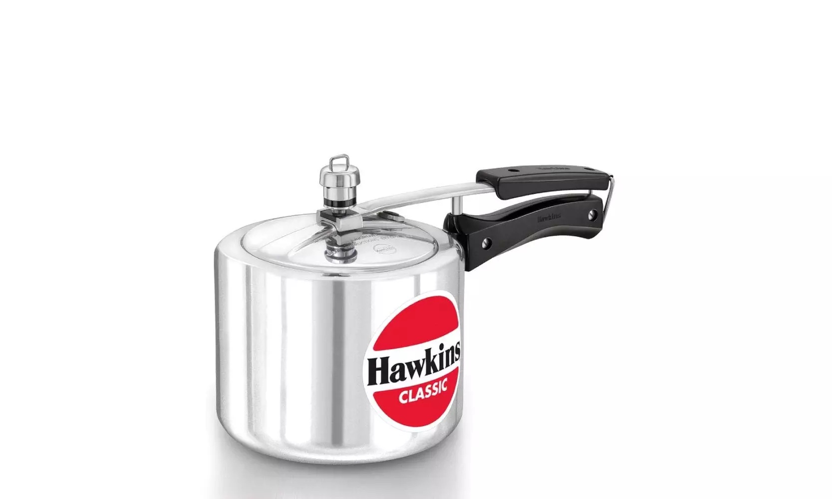 HAWKIN Classic CL3T 3-Liter New Improved Aluminum Pressure Cooker, Small, Silver - Second Medium