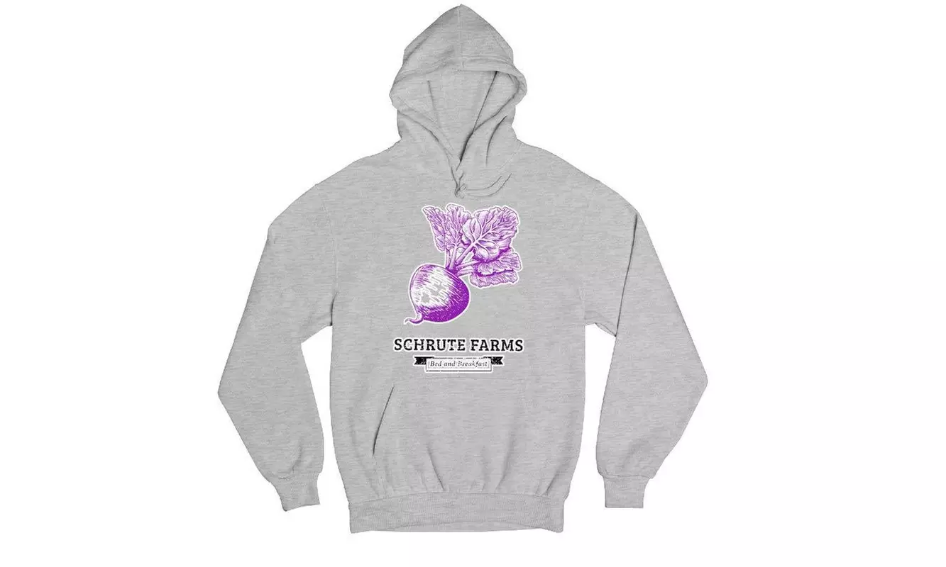 Schrute Farms Bed and Breakfast Funny TV Show Classic  Hoodie Sweatshirt - Primary Image