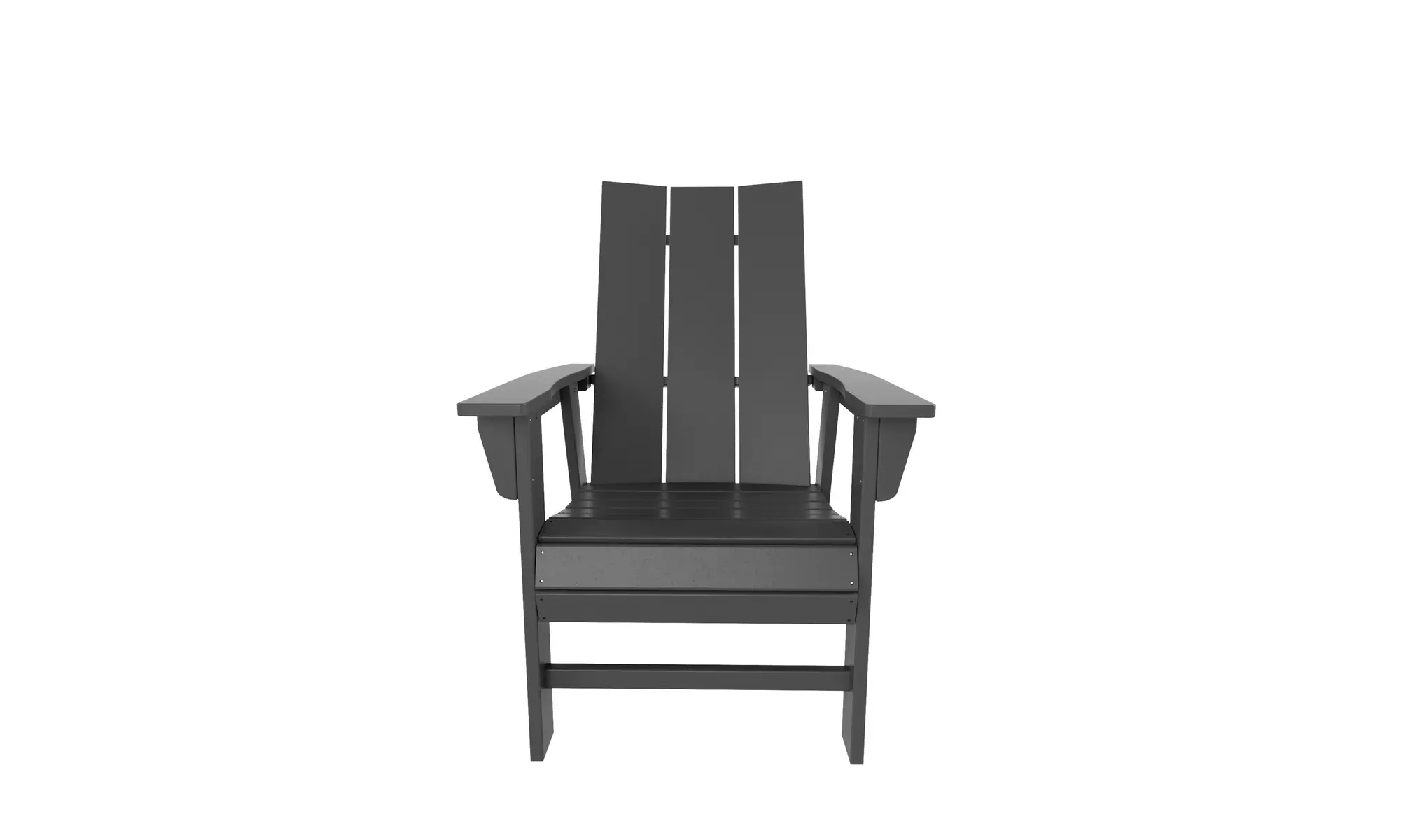 WestinTrends Ashore Outdoor Patio HDPE Modern Adirondack Dining Chair