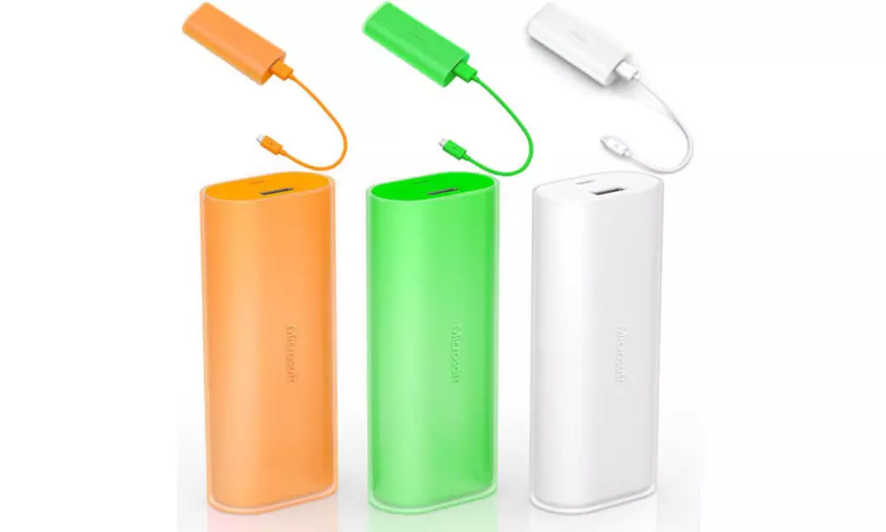 Microsoft Slim 6,000mAh Micro-USB to USB Portable Power Bank - Primary Image