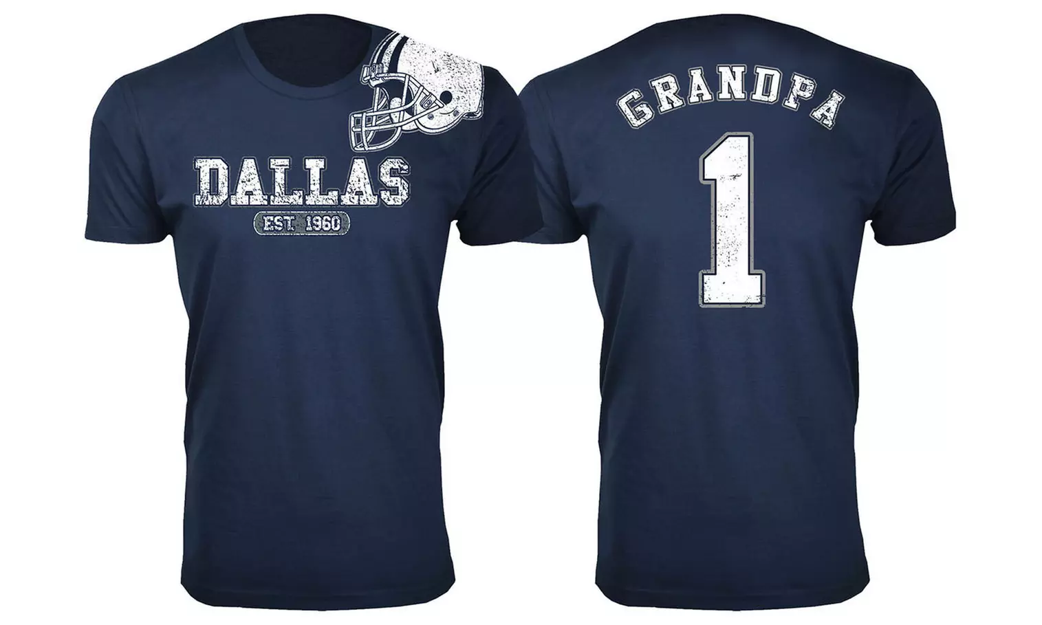 Men's Dallas Football Fan T-Shirts Collection (Extended Sizes Available)