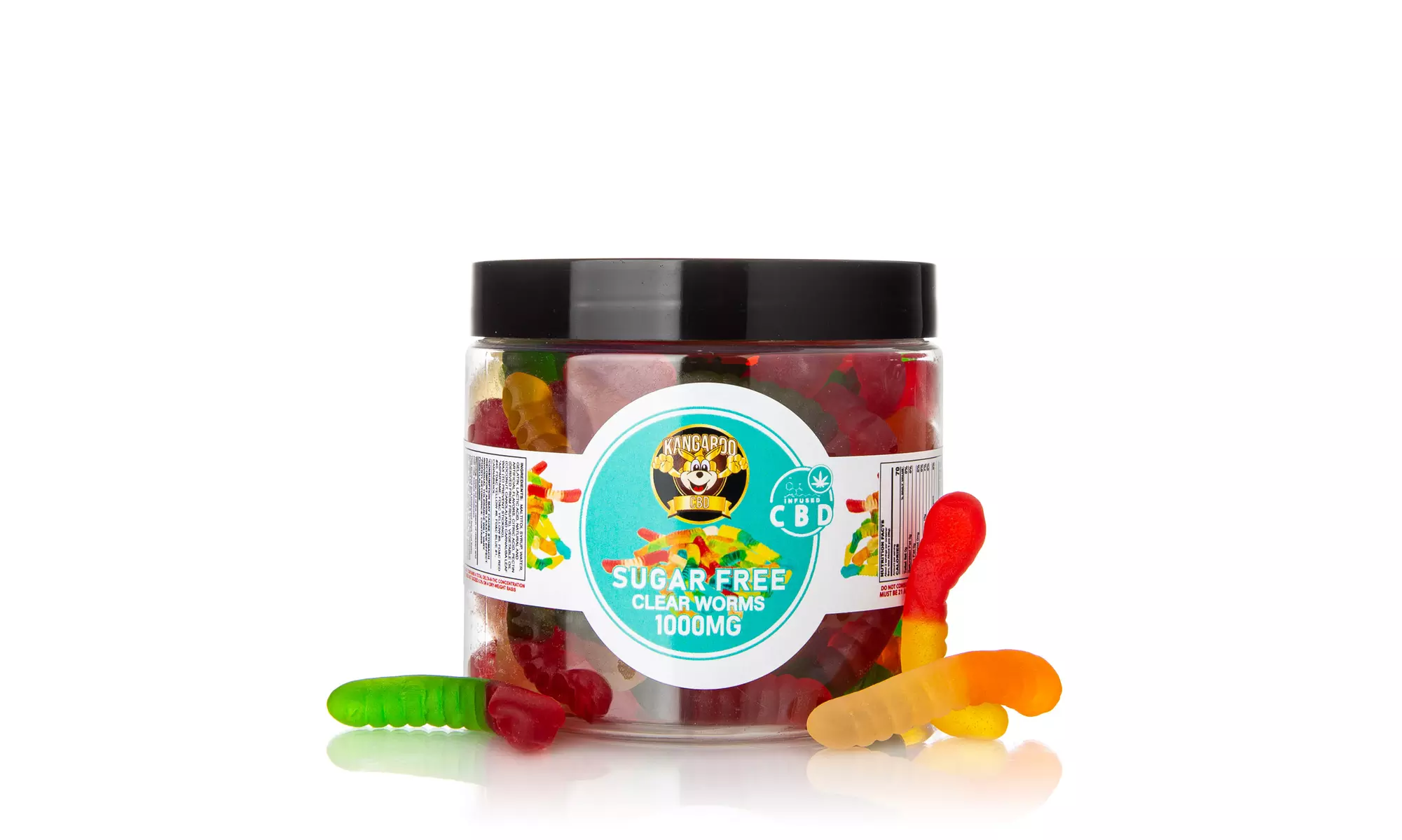 Sugar-Free Organic CBD Gummies from Kangaroo (150mg-5000mg)