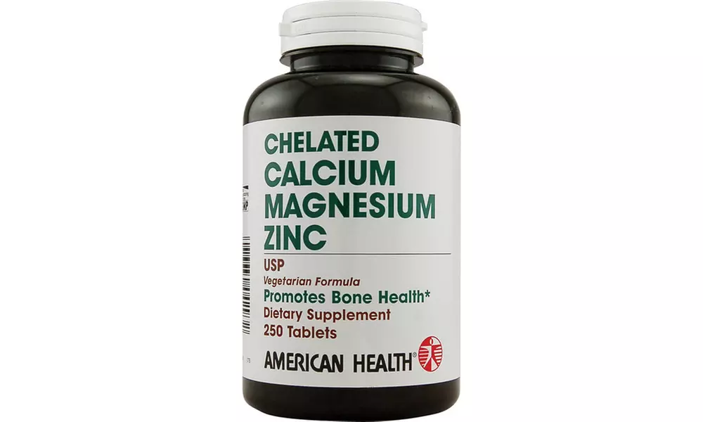 American Health Chelated Calcium Magnesium Zinc - Primary Image