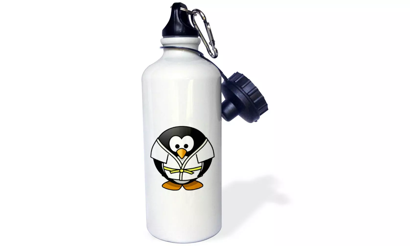  Water Bottle Image of penguin dressed in a judo outfit  - Primary Image