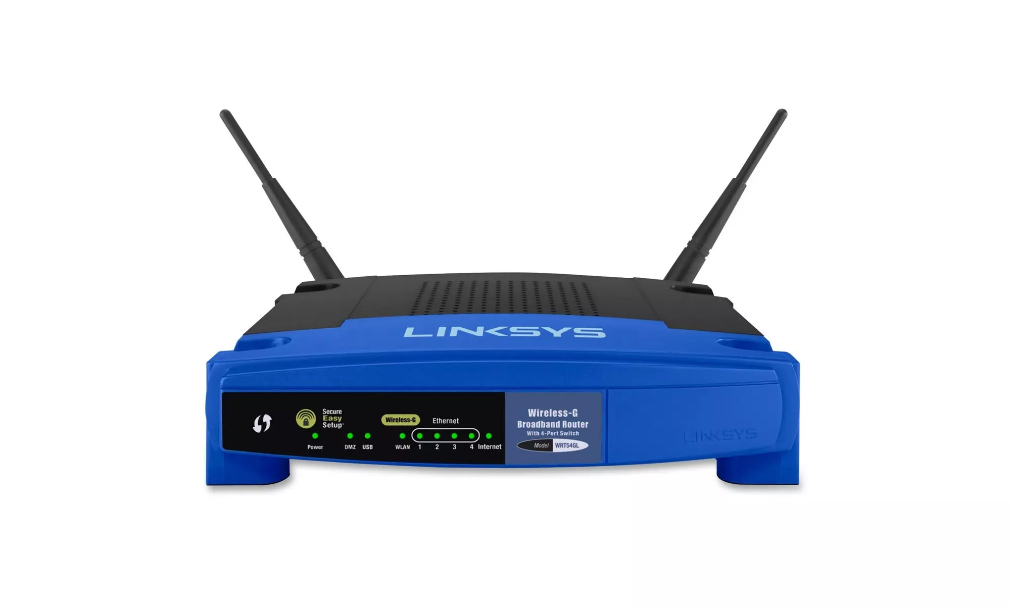 Linksys WRT54GL 7.87" x 7.32" x 1.89" Linksys Wireless G Broadband  - Primary Image