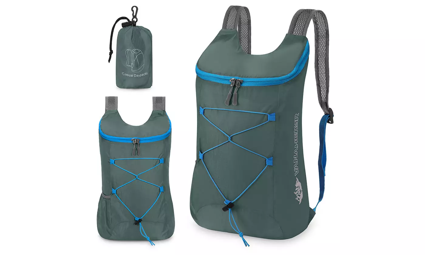 Lightweight Daypack for Travel Foldable Water Resistant Backpacks