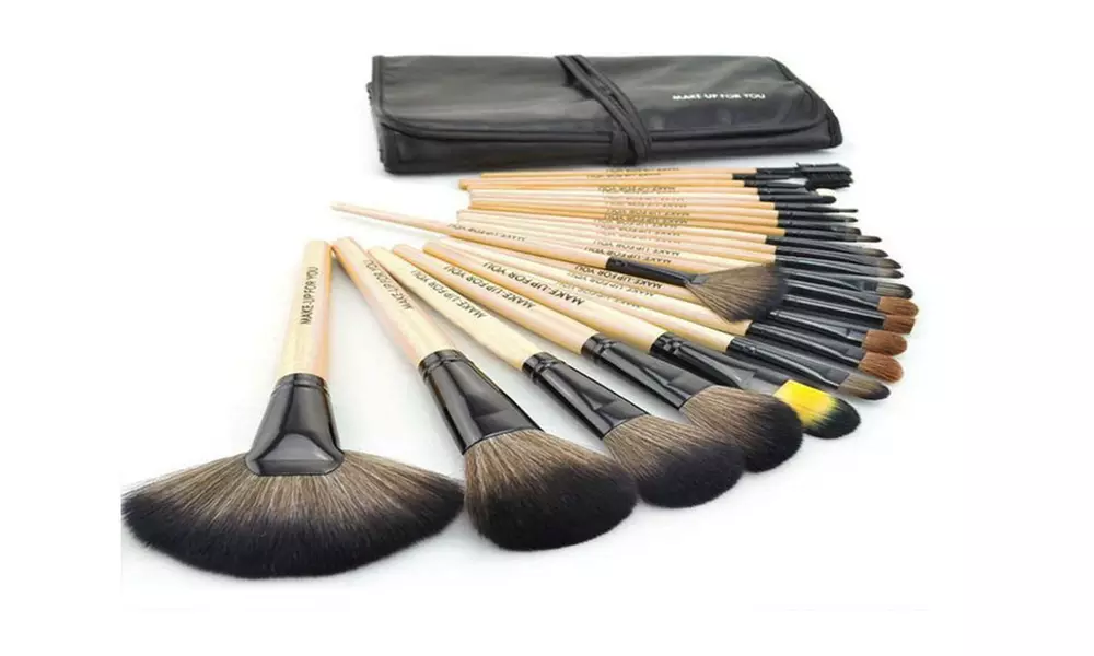 24 piece makeup brush set - Primary Image