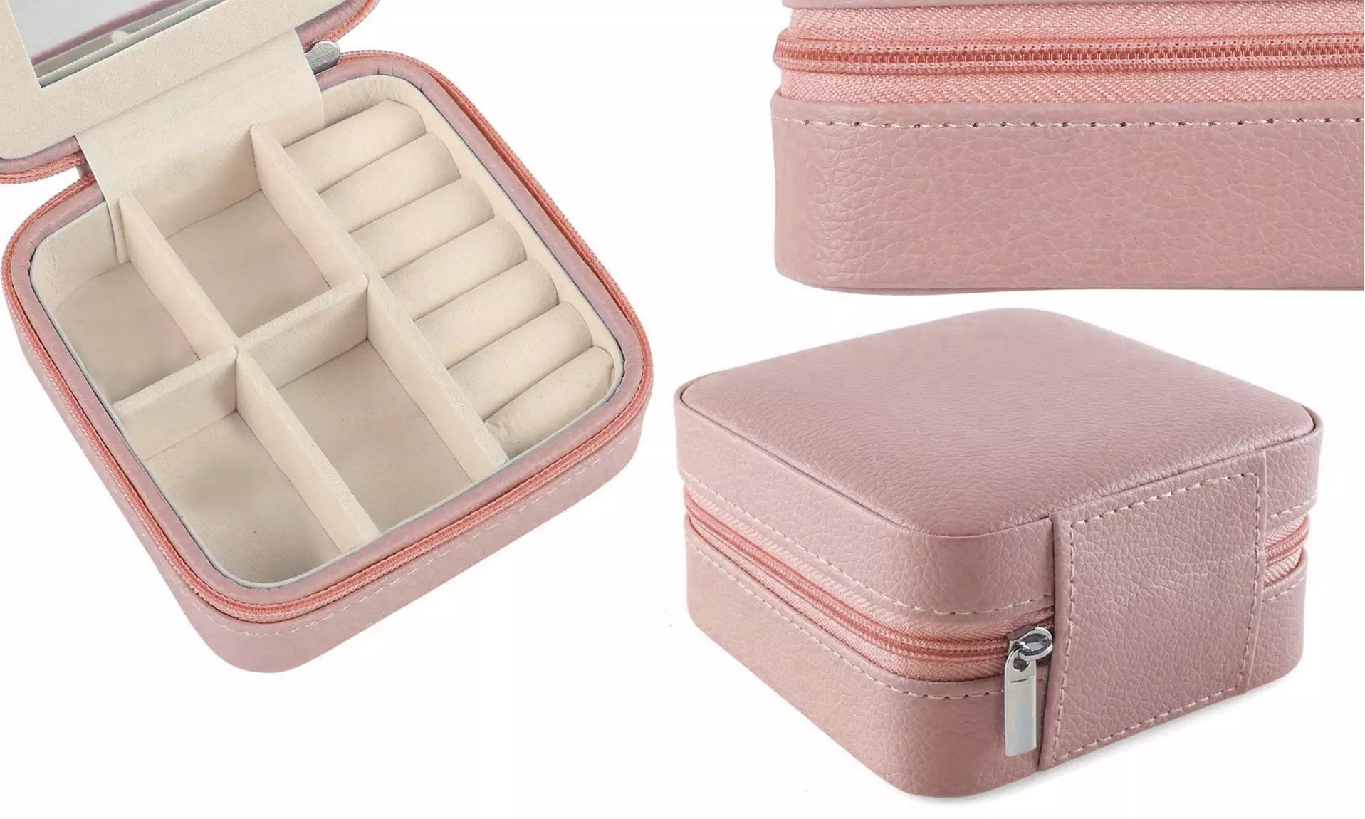 Mini Portable Travel Jewelry Box & Jewelry Organizer 