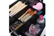 4 360-degreed Wheels 3-in-1 Professional Aluminum Rolling Makeup Train Case - Second Medium