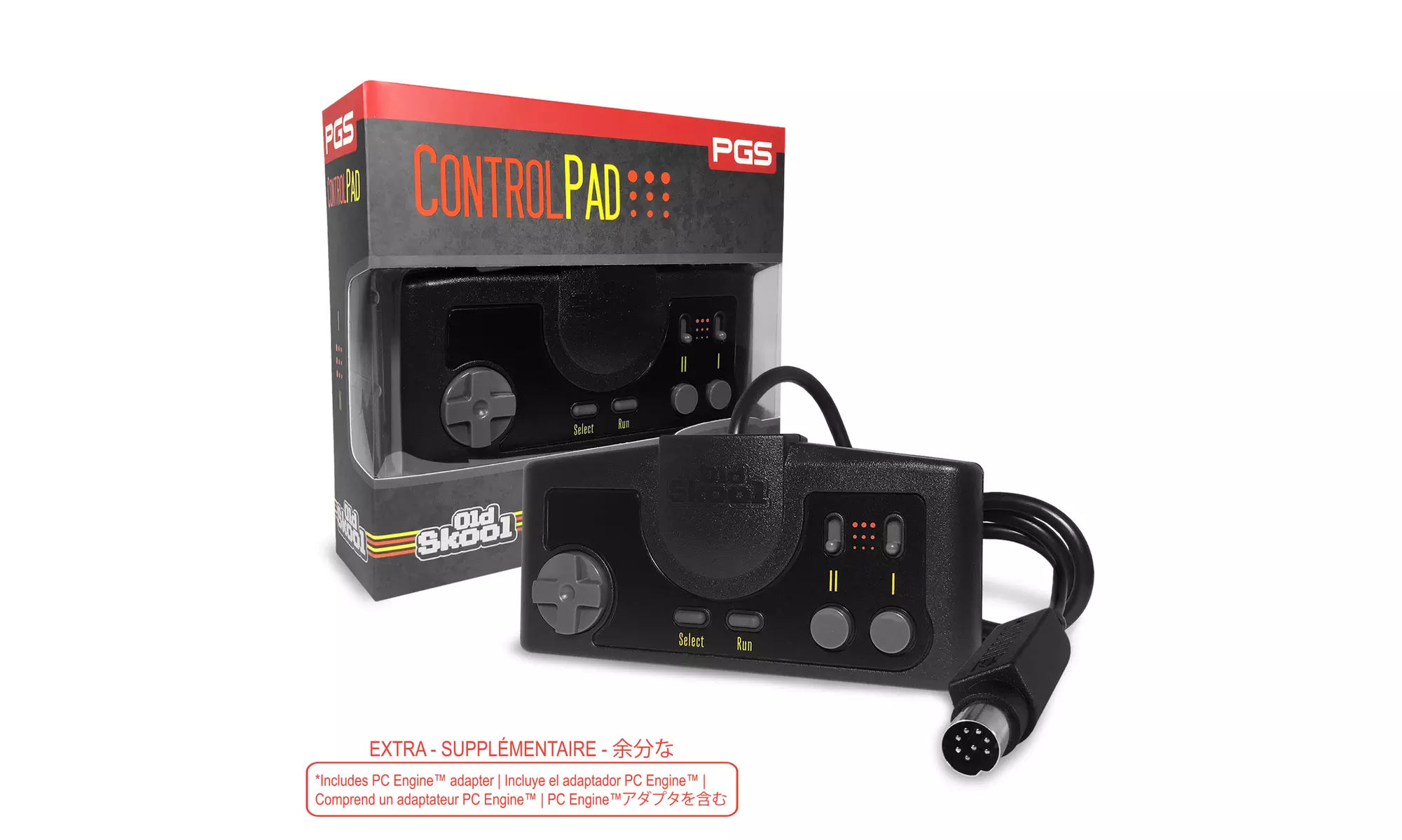 Old Skool TurboGrafx 16 & PC Engine Controller - Primary Image