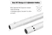 7.5 Lightweight Kayak Paddle Adjustable Positions Anti-Slip Grips Drip Guards - Second Medium