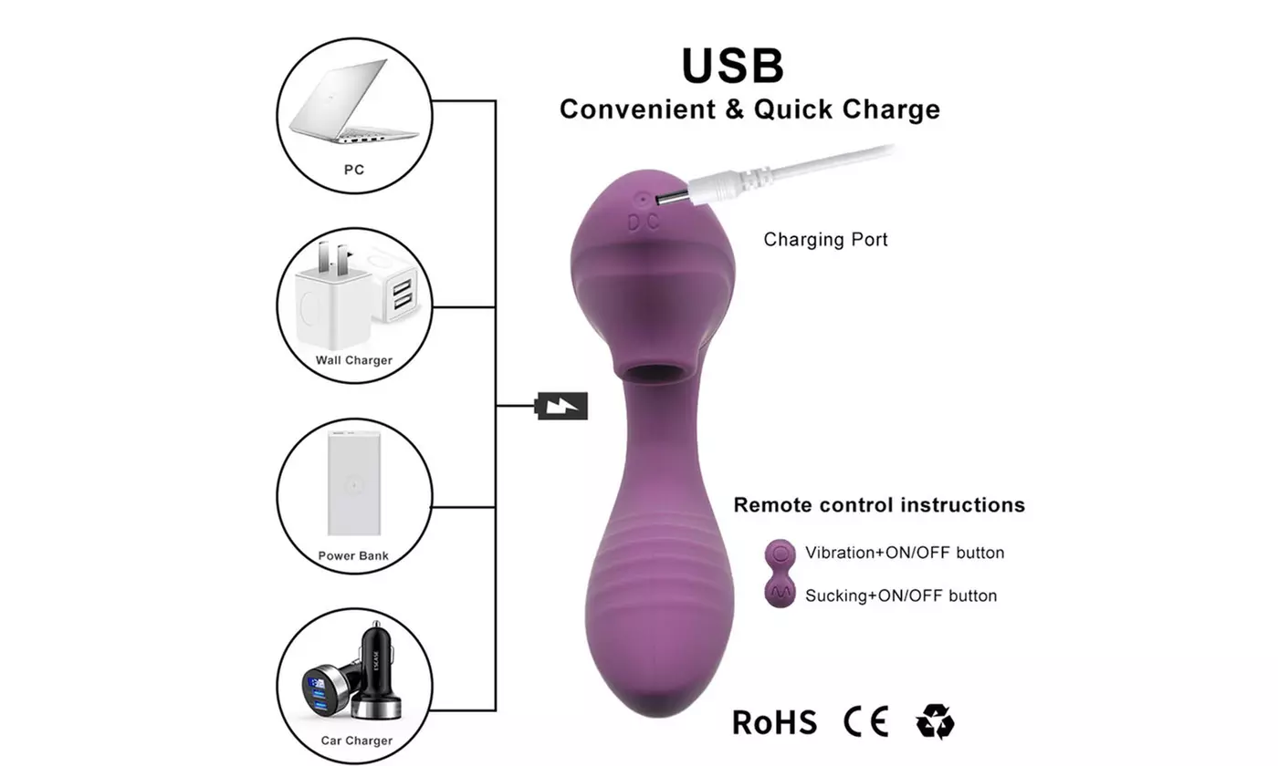 10 Freq Dual Motors Clitoral G-spot Dildo Vibrator Sex Toy
