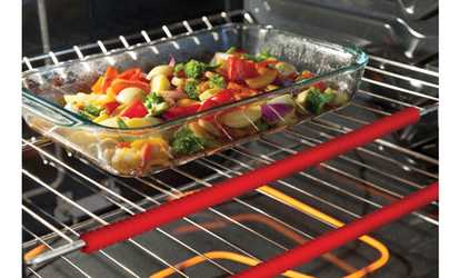 image for 2 Pack Silicone Oven Rack Edge Guards 