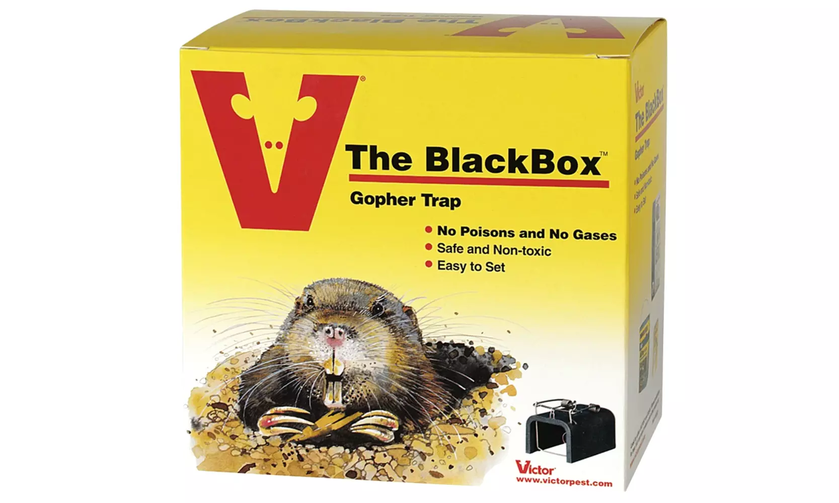 Victor 0625 The Black Box Gopher Trap - Primary Image