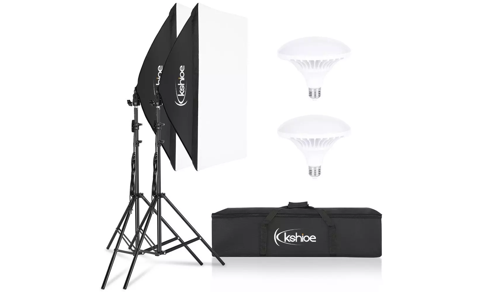 2700-5500K Light Control LED Bulbs Photography Light Stand Kit  with E27 Socket - Primary Image