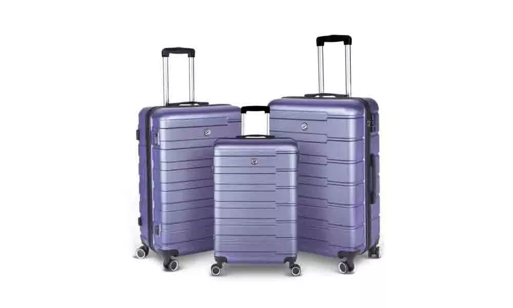 Luggage Suitcase 3 Piece Sets Hardside Carry-on luggage with Spinner Wheels - Primary Image