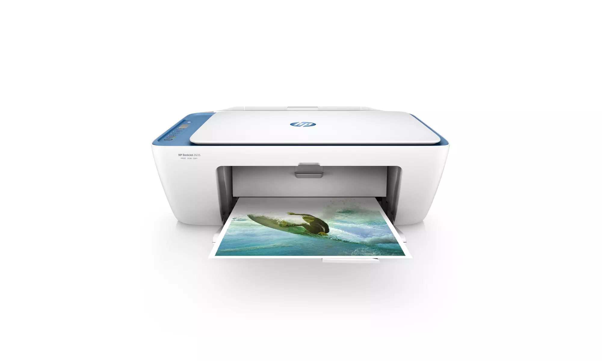 HP DeskJet 2635 Wireless All-in-One Printer - Certified Refurbished - Primary Image