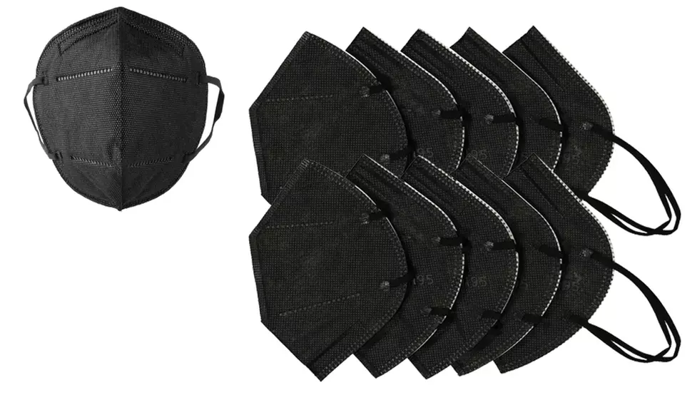 30-Pack Multi Color KN95 Face Masks With Breathable Fabric And Elastic Ear Loop 