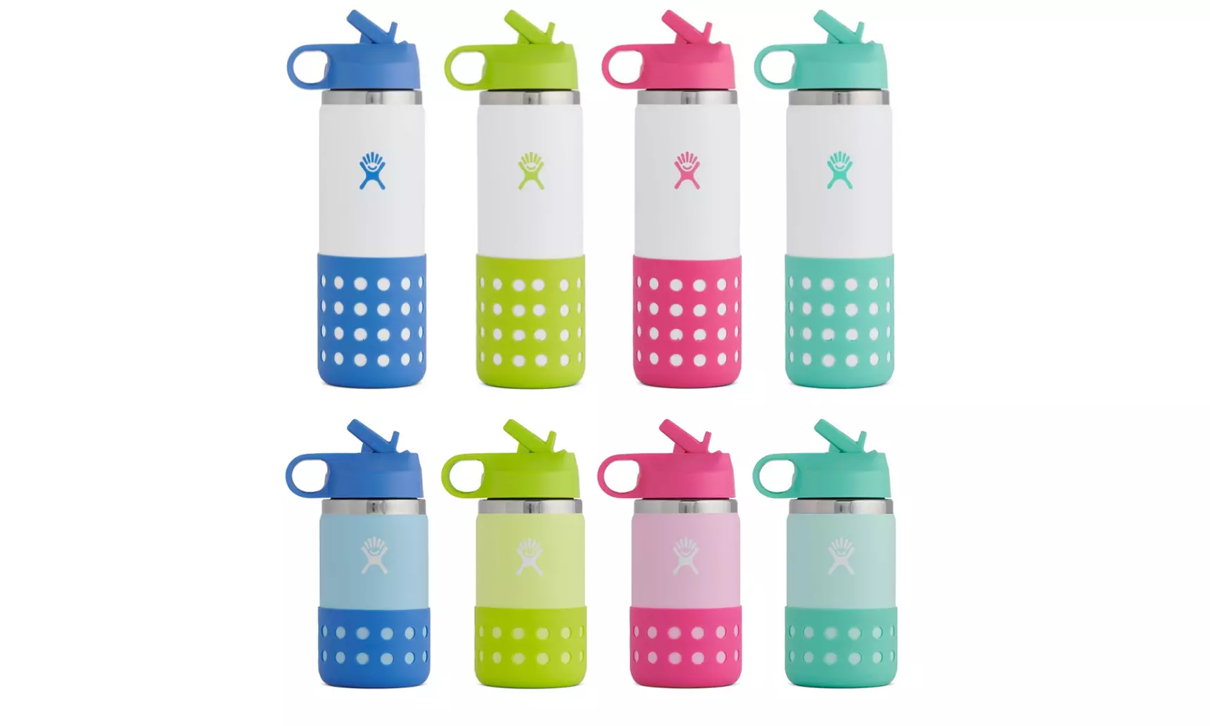 Hydro Flask Kids Wide Mouth Bottle with Straw Lid and Boot - Primary Image